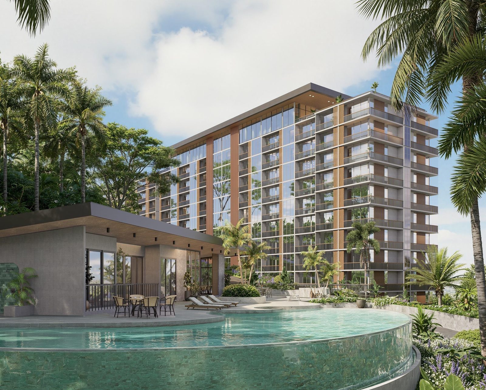 The Palm Haus — building elevation